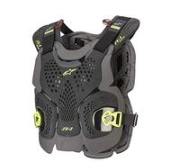 Alpinestars A-1 Plus - Protector de Maletero, Color Negro y Amarillo
