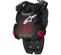 Alpinestars A-1 Pro Protector de pecho, negro/rojo, Talla M/L