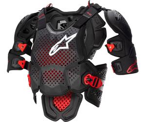 Alpinestars A-10 V2, protector pectoral Nivel-2 XXL male Gris Oscuro/Negro/Rojo