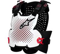 Alpinestars A-4 Plasma, chaleco protector nivel 1 XL/XXL male Negro/Rojo/Blanco