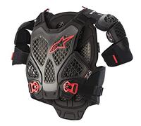 Alpinestars A-6, chaleco protector XL/XXL male Negro/Gris Oscuro/Rojo