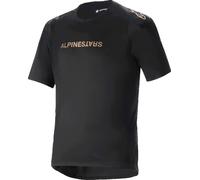 Alpinestars A-Aria Polartec Switch Maillot de ciclismo de manga corta, negro, tamaño 2XL para Hombres