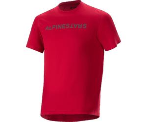 Alpinestars A-Aria Switch Maillot de ciclismo de manga corta, rojo, tamaño M para Hombres