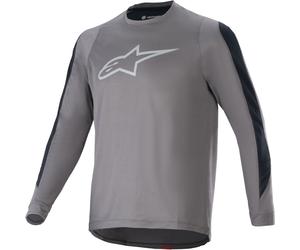 Alpinestars A-Dura Dri Astar Maillot de ciclismo de manga larga, gris oscuro, Talla XL