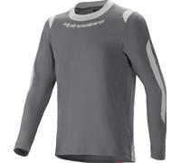Alpinestars A-Dura Dri Wool Maillot de ciclismo de manga larga, gris, tamaño S para Hombres