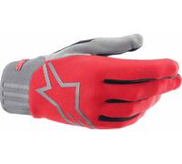 Alpinestars A-Dura Guantes de bicicleta, gris-rojo, tamaño S para Hombres