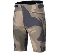 Alpinestars A-Dura Liner Camo Culottes de bicicleta, multicolor, tamaño 34 para Hombres
