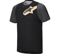 Alpinestars A-Dura Lipan Maillot de ciclismo de manga corta, negro-beige, tamaño M para Hombres