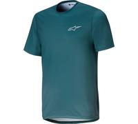 Alpinestars A-Dura Rise Maillot de ciclismo de manga corta, verde, tamaño L para Hombres