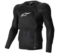 Alpinestars A-Impact Plasma Chaqueta protectora de manga larga, Negro/Blanco, Talla M