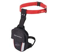 Alpinestars Access Thigh Bag, Bolsa de Transporte para la Pierna, Talla única, Negro/Rojo/Blanco, Unisex-Adulto