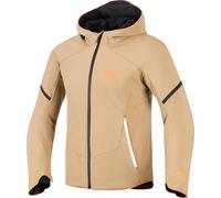 Alpinestars Aeroshel Chaqueta textil impermeable para motocicleta, Caqui oscuro, Talla 3XL