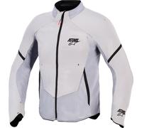 Alpinestars Aeroshell Airflow Chaqueta textil para motocicletas, gris/antracita, Talla 4XL