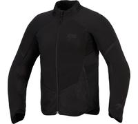 Alpinestars Aeroshell Airflow Chaqueta textil para motocicletas, negro-gris, tamaño L para Hombres