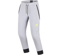 Alpinestars Aeroshell Pantalones textiles para motocicletas, Gris/amarillo neón, Talla M