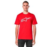 Alpinestars Ageless 2.0 Csf Tee T-Shirt para Hombre Camiseta de Manga Corta con Cuello Redondo Rojo/Blanco XL
