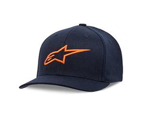 Alpinestars Ageless Curva Hat Gorra de béisbol, Marino/Naranja, L-XL para Hombre