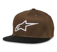 Alpinestars Ageless Flat Hat Gorra de béisbol, Morrone/Negro, S/M Unisex Adulto