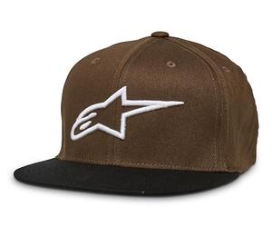 Alpinestars Ageless Flat Hat Gorra de béisbol, Morrone/Negro, S/M Unisex Adulto
