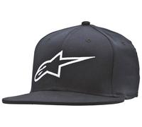 Alpinestars Ageless Flat Tapa, Negro/Blanco, Talla L/XL