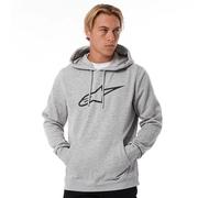 Alpinestars Ageless Hoodie V3 Sudadera, Gris/Negro, L para Hombre
