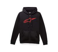 Alpinestars Ageless II sudadera con capucha, negro-rojo, tamaño L
