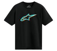 alpinestars Ageless Shadow CSF Camiseta Negro/Turquesa XL unisex