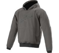 Alpinestars Ageless Sudadera con capucha de motocicleta, gris oscuro, Talla L