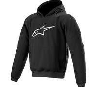 Alpinestars Ageless Sudadera con capucha de motocicleta, negro, Talla S