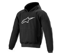 Alpinestars Ageless Sudadera con Capucha para Hombre, XL Chaqueta de Moto, Blanco y Negro, XXL Unisex Adulto