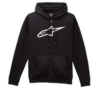 alpinestars Ageless Sudadera con cremallera Negro/Blanco XL unisex