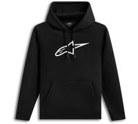 Alpinestars Ageless V3 Sudadera con capucha, Negro/Blanco, Talla 2XL