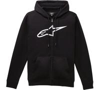 alpinestars Ageless Sudadera con cremallera Negro/Blanco XL unisex