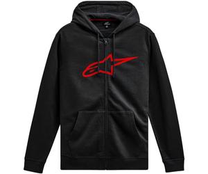 Alpinestars Ageless V3 Sudadera con capucha y cremallera, negro-rojo, tamaño XL para Hombres