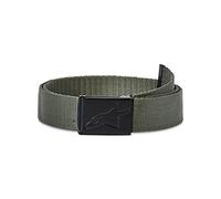 Alpinestars, Ageless Web Belt, Cintura, Militar Verde/Negro, Unisex-Adulto, Talla única