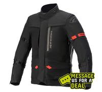 Alpinestars Altamira Gore-Tex Chaqueta Negro Rojo Brillante Motocicleta Moto