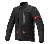 Alpinestars Altamira Motocicleta Gore-Tex Chaqueta Negro Rojo Brillante