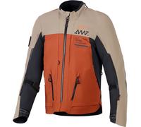 Alpinestars AMT-8, Chaqueta textil DrystarXF 3XL male Marrón Claro/Negro/Naranja