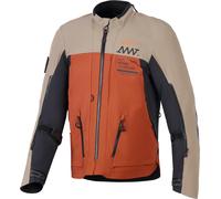 Alpinestars AMT-8, Chaqueta textil DrystarXF XXL male Marrón Claro/Negro/Naranja