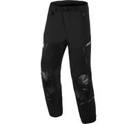 Alpinestars Andes Pro Drystar XF pantalones textiles impermeables para motocicletas, negro/gris oscuro, Talla S