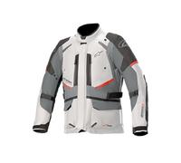 Alpinestars Andes V3 Drystar Chaqueta textil de motocicleta, negro-gris-blanco, tamaño XL