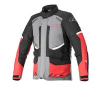 Alpinestars Andes V3 Drystar-Chaqueta para Hombre, Color Ropa de Motocicleta, Gris Oscuro, Negro, Rojo Brillante, Small