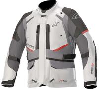 Alpinestars Andes V3 Drystar Chaqueta textil de motocicleta, negro-gris-blanco, tamaño 2XL para Hombres
