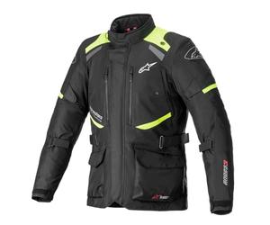 Alpinestars Andes V3 Drystar Jacket Black/Fluo Yellow Chaquetas, Negro y Amarillo Fluorescente, Small para Hombre
