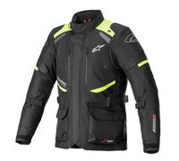 Alpinestars Andes V3 Drystar Jacket Black/Fluo Yellow Zapatos, Negro y Amarillo Fluorescente, XX-Large para Hombre