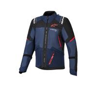 Alpinestars Andes V4 Drystar Chaqueta textil impermeable para motocicleta, azul/negro, Talla M