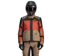 Alpinestars Andes V4 Drystar impermeabile Giacca tessile moto, marrone/arancione, L