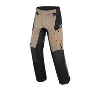 Alpinestars Andes V4 Drystar impermeabile Moto Tessile Pantaloni, nero/marrone, S