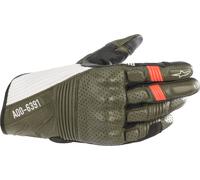 Alpinestars AS-DSL Kei Guantes de motocicleta, Verde/blanco/negro, Talla 3XL