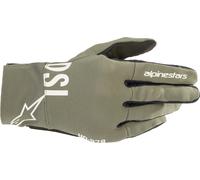 Alpinestars AS-DSL Shotaro Guantes de motocicleta, verde, tamaño 2XL para Hombres